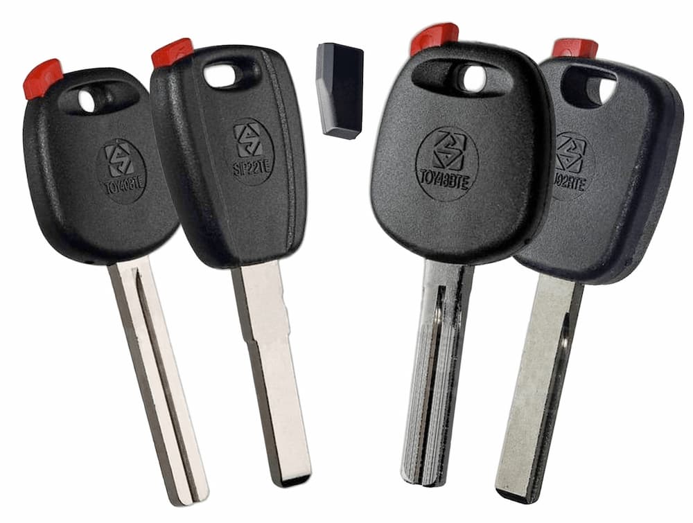 Laser Cut car key for higher security